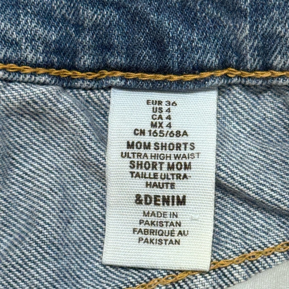 H&M High Rise Denim Jeans light wash NWT - Picture 5 of 5